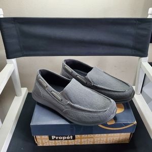 PROPET Mens Viasol Loafer Size 10.5 X Wide, Grey